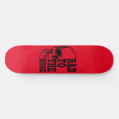 Skateboard Skull Bad to Bone (Horizontal)