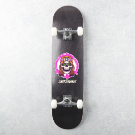 Skateboard SKULL HIPPY Aufkleber