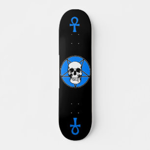 Skateboard Skull Pentigram