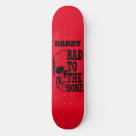 Skateboard Skull Personalisiert schlecht zum Knoch