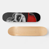 Skateboard - Skull Tragekappe (Horizontal)