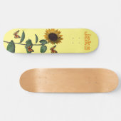 Skateboard Sonnenblume (Horizontal)