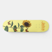 Skateboard Sonnenblume (Horizontal)