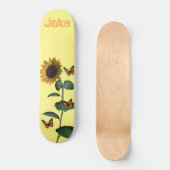 Skateboard Sonnenblume (Vorderseite)