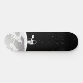 Skateboard Space Man Journey Moon Element (Horizontal)