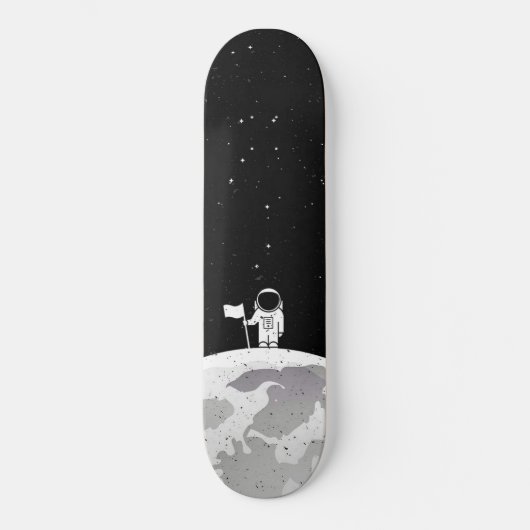 Skateboard Space Man Journey Moon Element (Vorderseite)