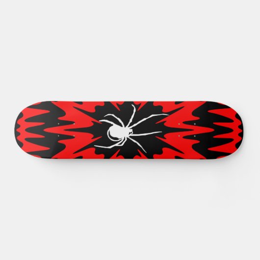 skateboard spider black and red (Horizontal)