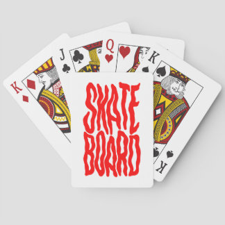 Skateboard Spielkarten