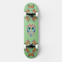 Skateboard Spirit Animals & Butterfly
