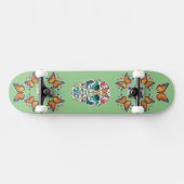 Skateboard Spirit Animals & Butterfly (Horizontal)