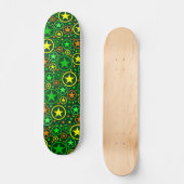 Skateboard STARS & CIRCLES (Vorderseite)
