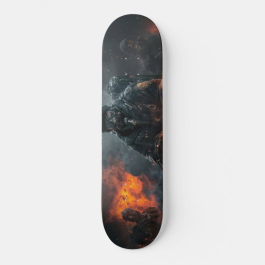 Skateboard - Steampunk-Apokalypse (Vorderseite)
