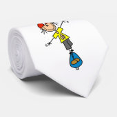 Skateboard-Stick-Figur Krawatte (Gerollt)