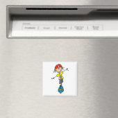 Skateboard Stickfigur Magnet (In Situ (Geschirrspüler))