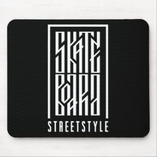 Skateboard Street Style - Skateboarder und Skatebo Mousepad