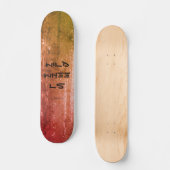 SKATEBOARD STYLE UND DESIGN (Vorderseite)