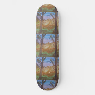 Skateboard Sunset Trees