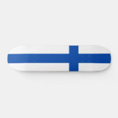 Skateboard Suomen lippu - Die Flagge Finnlands (Horizontal)