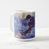 Skateboard Surfing - Skateboarddesign Kaffeetasse (Vorderseite Links)