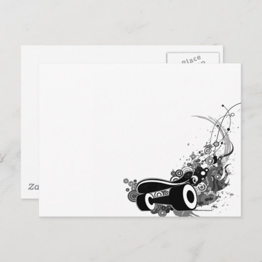 Skateboard Swag Postkarte (Vorne/Hinten)