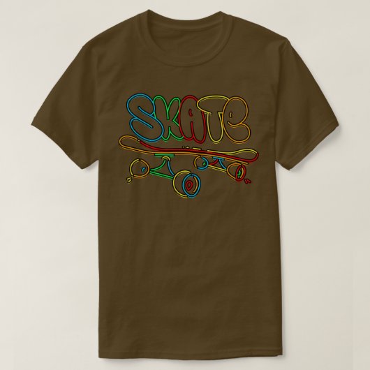 Skateboard T-Shirt (Design vorne)