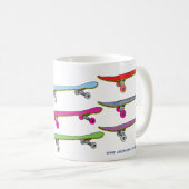 Skateboard-Tasse Kaffeetasse (VorderseiteRechts)