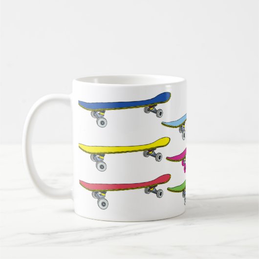 Skateboard-Tasse Kaffeetasse (Links)