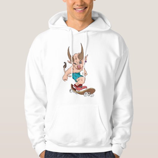 Skateboard Taurus Hoodie (Vorderseite)
