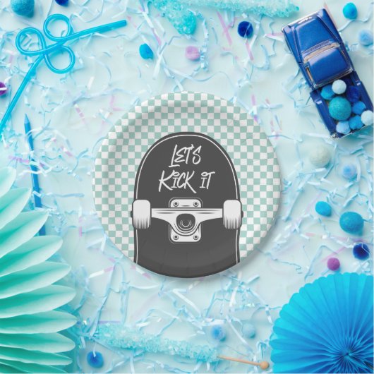 Skateboard - Teller zum Geburtstag (Party)