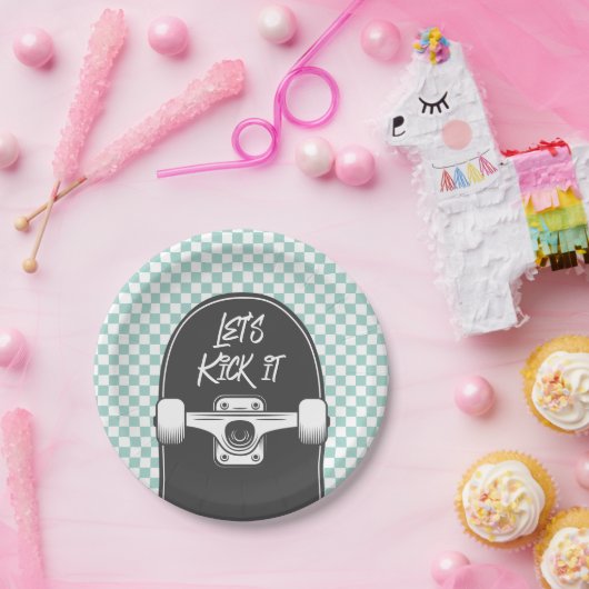 Skateboard - Teller zum Geburtstag (Party)