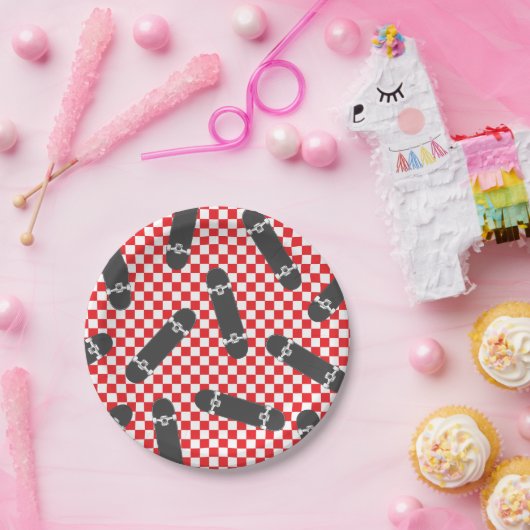 Skateboard - Teller zum Geburtstag (Party)