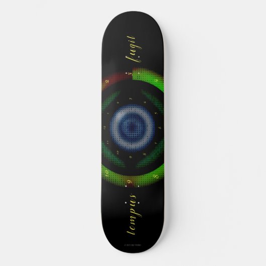 Skateboard Tempus Fugit (Vorderseite)