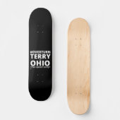 Skateboard "TERRY vs OHIO" (Vorderseite)