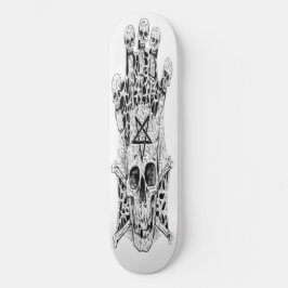 Skateboard Tinte Zeichnend Skull-Skate