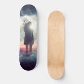 Skateboard - TraumGirl-Silhouette (Vorderseite)