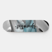 Skateboard Trend Abstrakt Art Blue Ozean (Horizontal)
