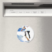 Skateboard-Tricks Magnet (In Situ (Geschirrspüler))