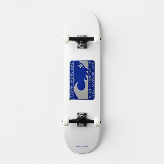 Skateboard - Tsunami-Zone (Vorderseite)