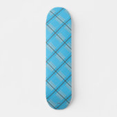 Skateboard Two Tone Blue Kariert HAMbWG (Vorne)