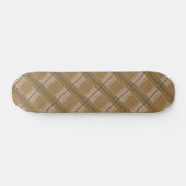 Skateboard Two Tone Kariert Tan HAMbWG (Horizontal)