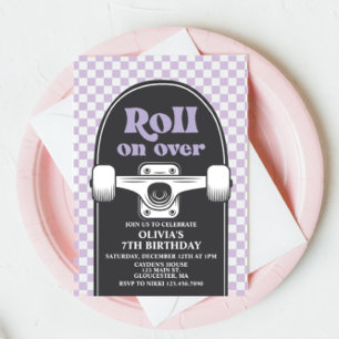 Skateboard über Geburtstag Einladung