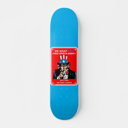 Skateboard "UNCLE SAM" (Vorne)