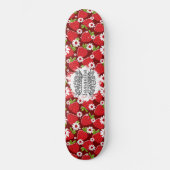 Skateboard und Erdbeeren (Vorderseite)