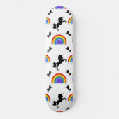 Skateboard Unicorns und Regenbows (Vorderseite)