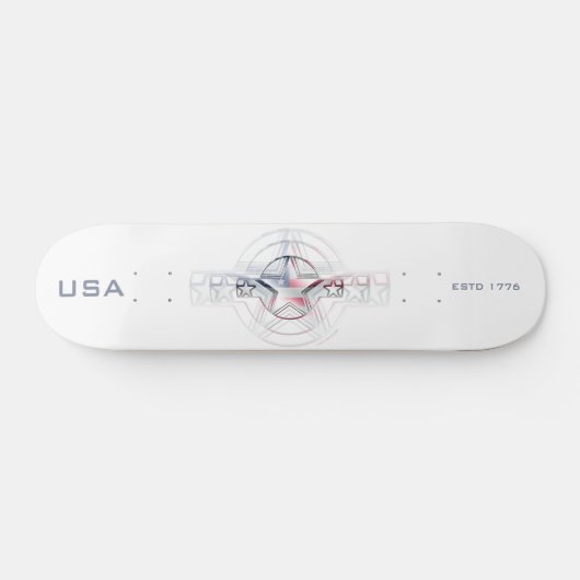 Skateboard USA GEGR. 1776 (Horizontal)