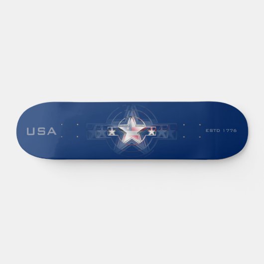 Skateboard USA GEGR. 1776 (Horizontal)