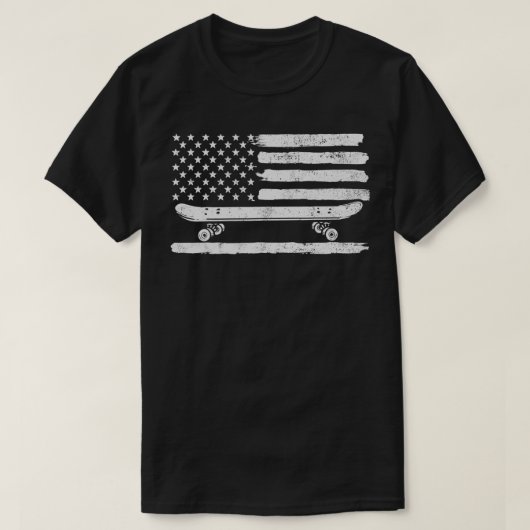Skateboard USA Skater T-Shirt (Design vorne)
