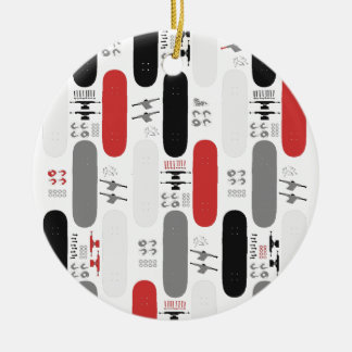 Skateboard-Verrücktheit (GRB) Keramikornament