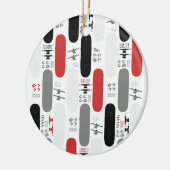 Skateboard-Verrücktheit (GRB) Keramikornament (Links)