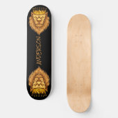 Skateboard Vintag Elegant Lion King Crown (Vorderseite)